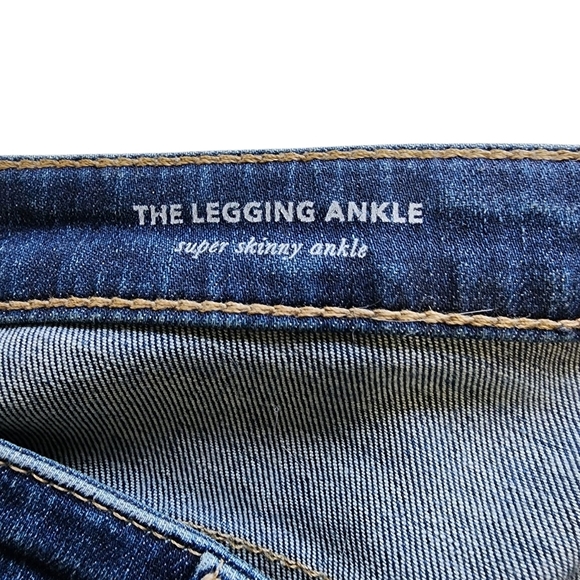 AG Adriano Goldschmied Distressed Skinny Blue Jeans - 32R - Picture 8 of 9